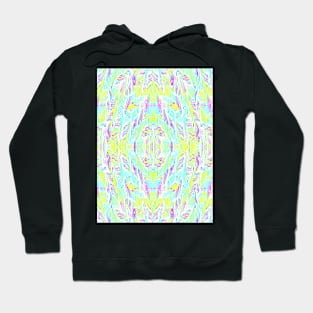 Blue and Green Pattern Hoodie